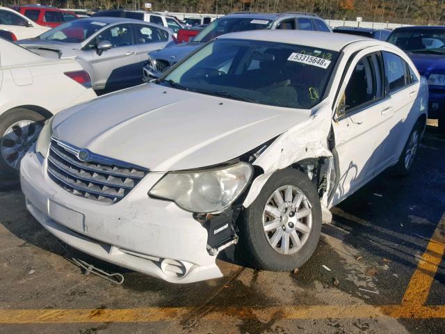 1C3CC4FBXAN137010 - 2010 CHRYSLER SEBRING TO WHITE photo 2