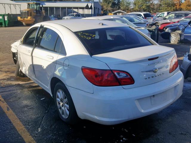 1C3CC4FBXAN137010 - 2010 CHRYSLER SEBRING TO WHITE photo 3