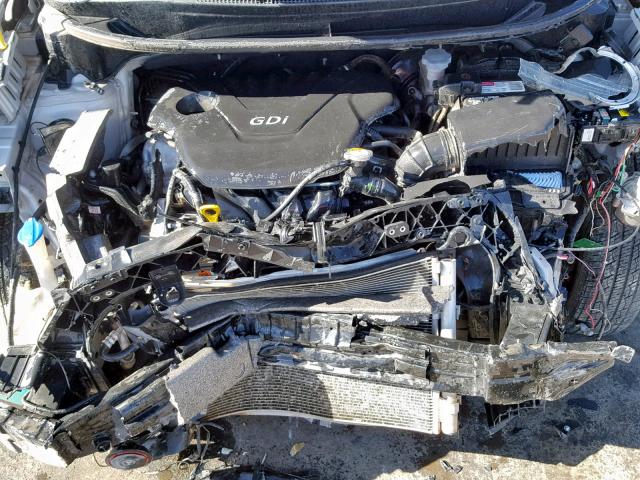 KNADN5A37E6320233 - 2014 KIA RIO EX SILVER photo 7