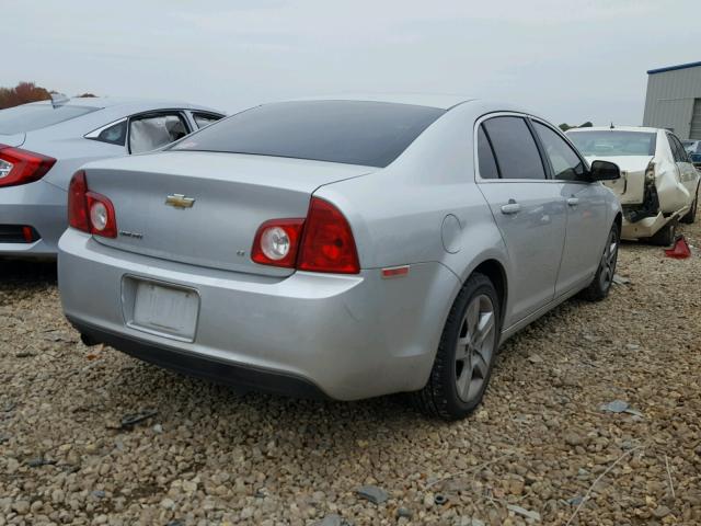 1G1ZH57B69F244503 - 2009 CHEVROLET MALIBU 1LT SILVER photo 4