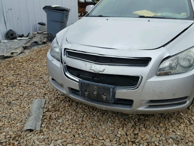 1G1ZH57B69F244503 - 2009 CHEVROLET MALIBU 1LT SILVER photo 9