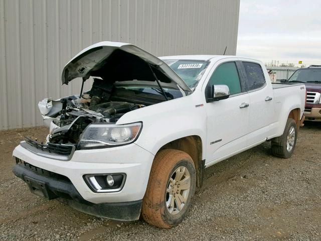 1GCPTCE12H1306602 - 2017 CHEVROLET COLORADO L WHITE photo 2
