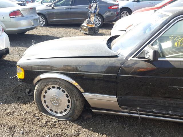 WDBCA35D4HA349254 - 1987 MERCEDES-BENZ 420 SEL BLACK photo 9