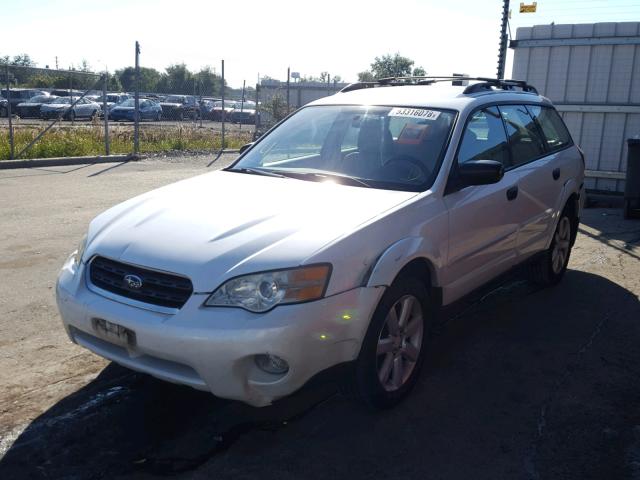 4S4BP61C267328922 - 2006 SUBARU LEGACY OUT WHITE photo 2