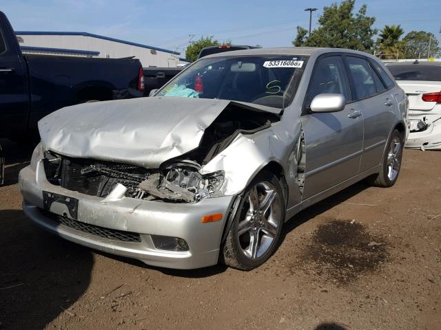 JTHED192240083567 - 2004 LEXUS IS 300 SPO GRAY photo 2