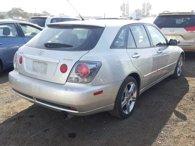 JTHED192240083567 - 2004 LEXUS IS 300 SPO GRAY photo 4