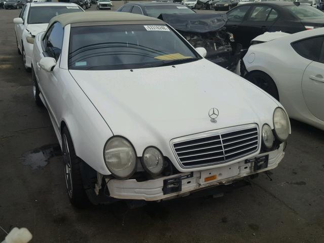 WDBLK70G8YT034581 - 2000 MERCEDES-BENZ CLK 430 WHITE photo 1