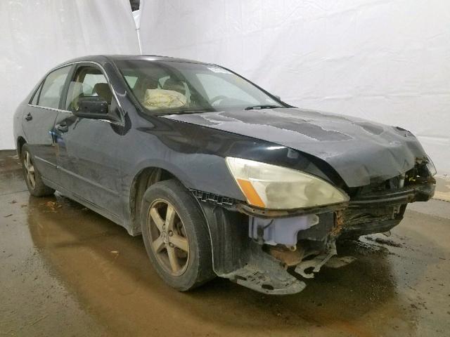 1HGCM56643A098587 - 2003 HONDA ACCORD EX BLACK photo 1