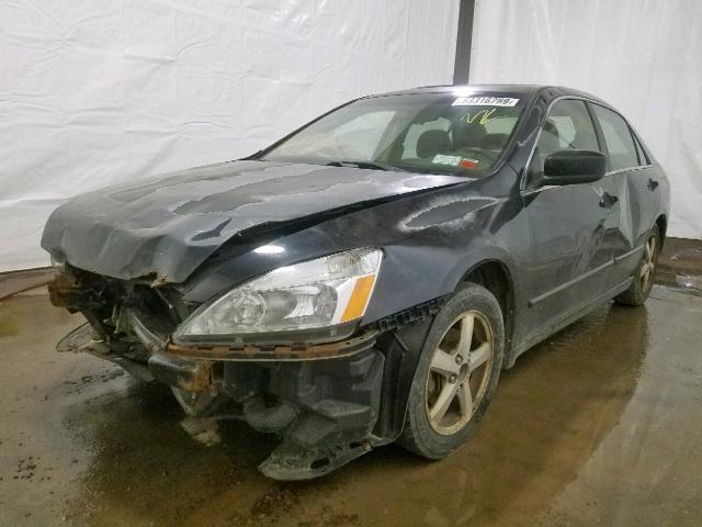 1HGCM56643A098587 - 2003 HONDA ACCORD EX BLACK photo 2