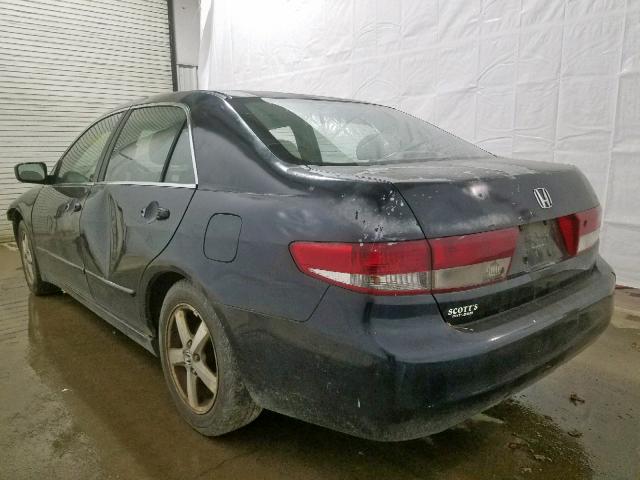 1HGCM56643A098587 - 2003 HONDA ACCORD EX BLACK photo 3