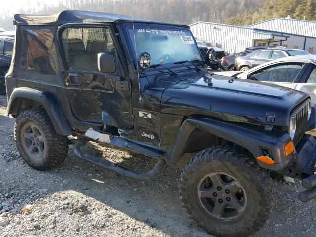 1J4FA39S54P743676 - 2004 JEEP WRANGLER X BLACK photo 9