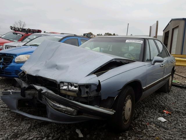 1G4HP52LXSH413112 - 1995 BUICK LESABRE CU BLUE photo 2