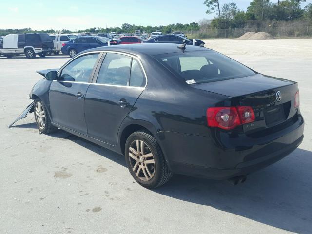 3VWRF71K07M041277 - 2007 VOLKSWAGEN JETTA 2.5 BLACK photo 3