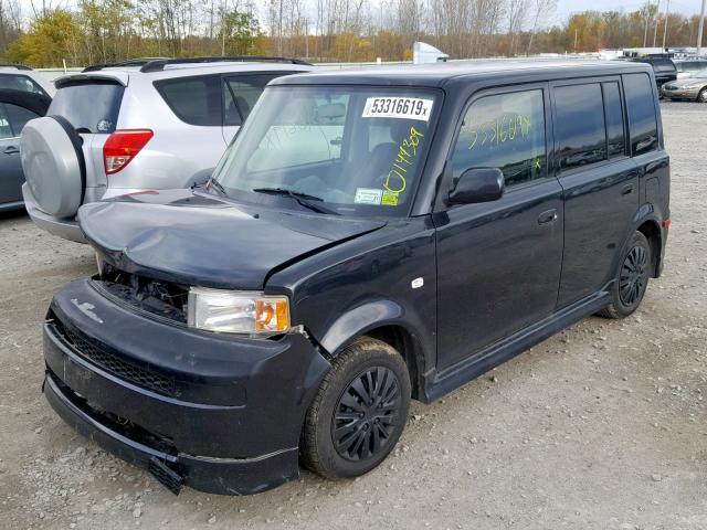 JTLKT334X64085841 - 2006 TOYOTA SCION XB შავი ფოტო 2