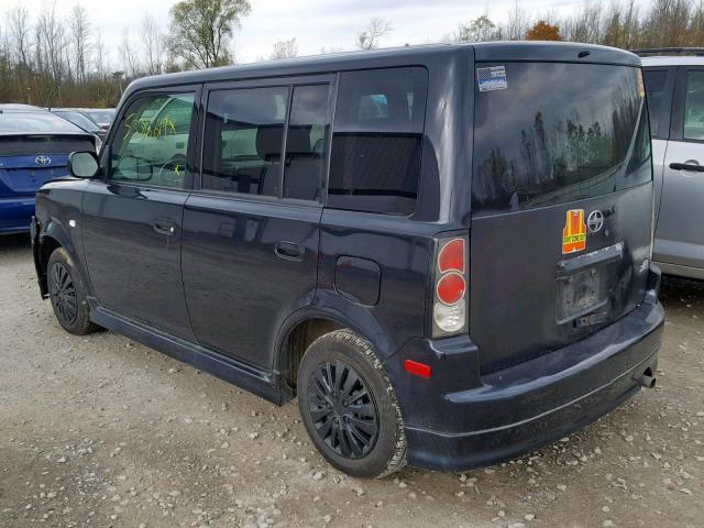 JTLKT334X64085841 - 2006 TOYOTA SCION XB შავი ფოტო 3