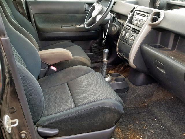 JTLKT334X64085841 - 2006 TOYOTA SCION XB შავი ფოტო 5