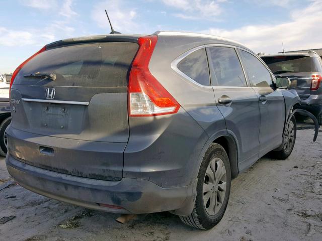 JHLRM3H74CC011667 - 2012 HONDA CR-V EXL CHARCOAL photo 4