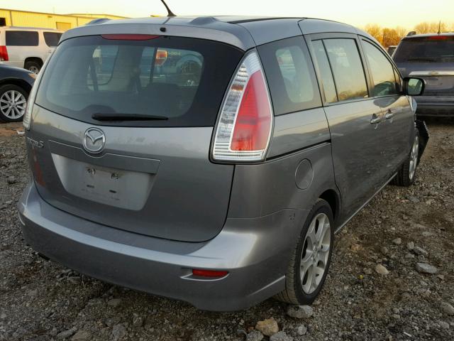 JM1CR2W34A0384902 - 2010 MAZDA 5 GRAY photo 4