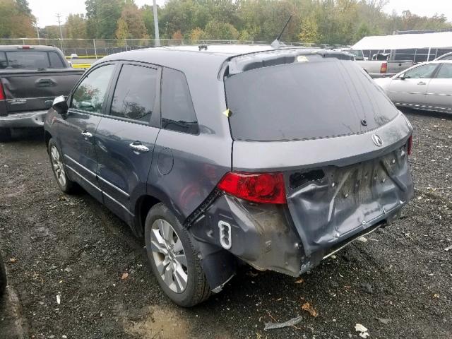 5J8TB1H51BA006613 - 2011 ACURA RDX TECHNO GRAY photo 3