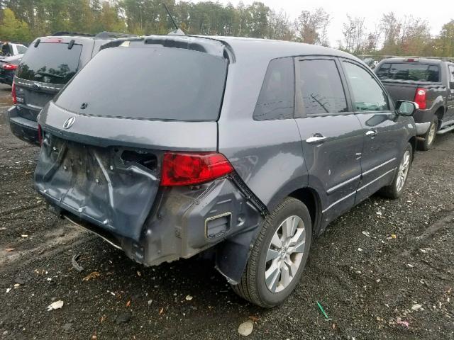 5J8TB1H51BA006613 - 2011 ACURA RDX TECHNO GRAY photo 4