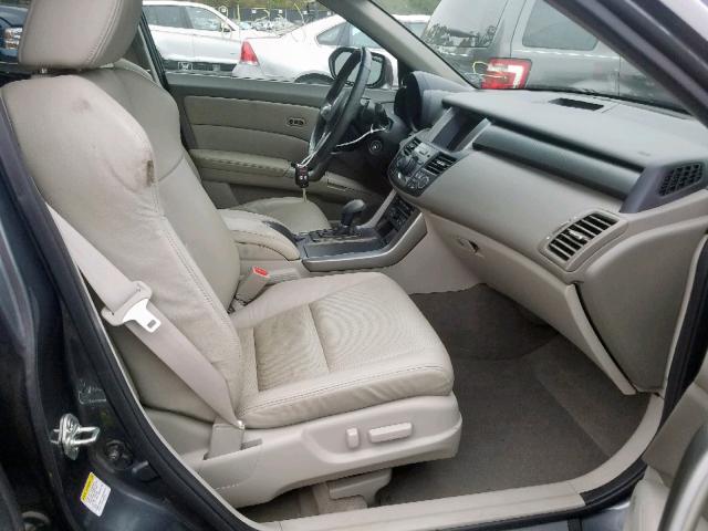 5J8TB1H51BA006613 - 2011 ACURA RDX TECHNO GRAY photo 5