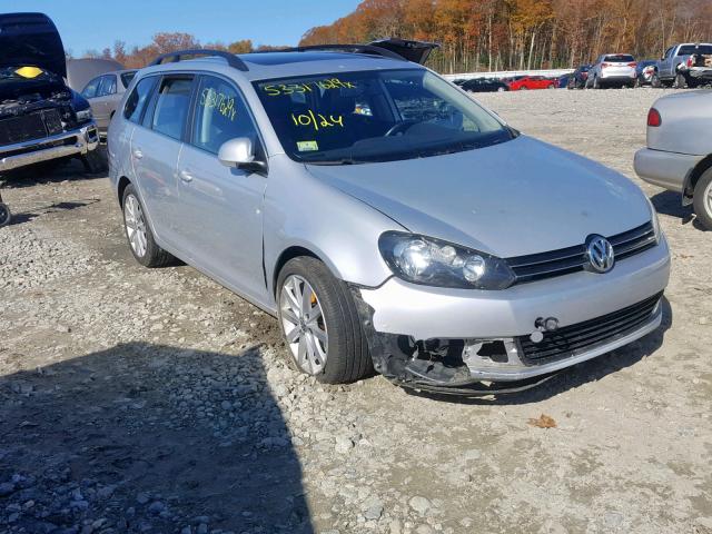 3VWML7AJXCM660263 - 2012 VOLKSWAGEN JETTA TDI SILVER photo 1