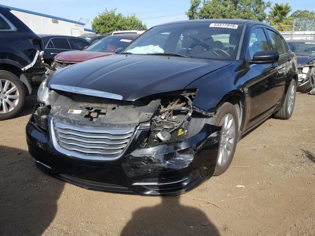 1C3CCBAB5EN210401 - 2014 CHRYSLER 200 LX BLACK photo 2