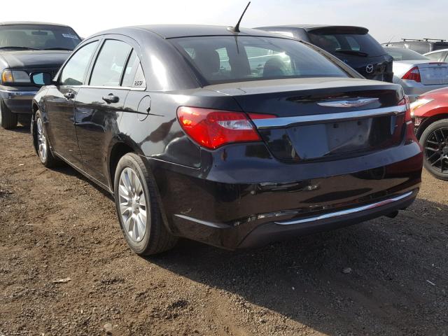 1C3CCBAB5EN210401 - 2014 CHRYSLER 200 LX BLACK photo 3