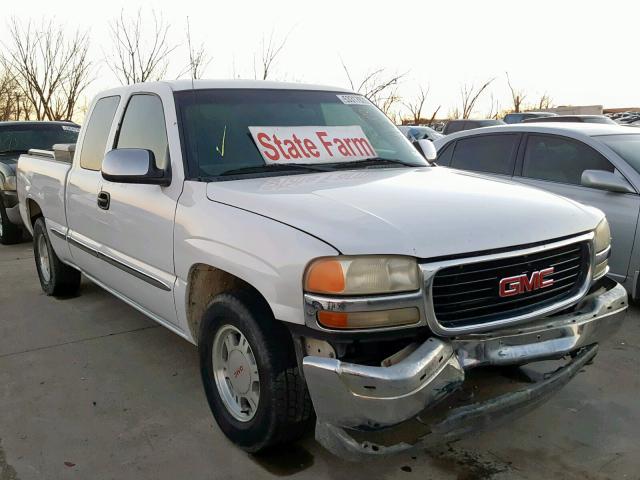 2GTEC19T211148057 - 2001 GMC NEW SIERRA WHITE photo 1