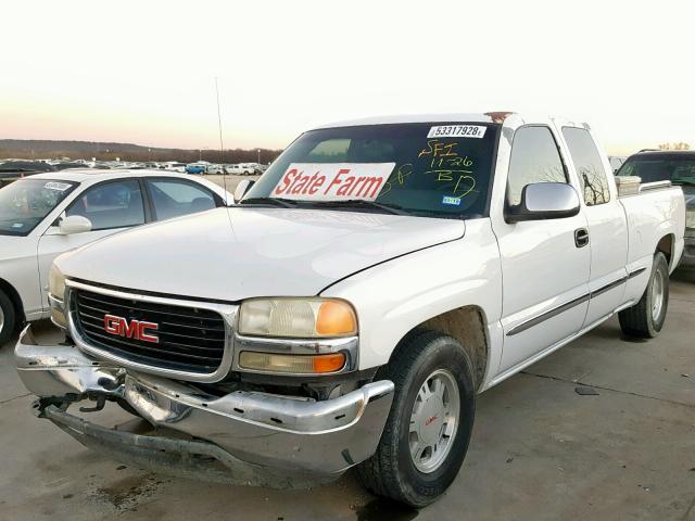 2GTEC19T211148057 - 2001 GMC NEW SIERRA WHITE photo 2