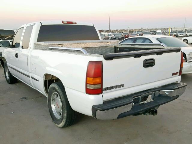 2GTEC19T211148057 - 2001 GMC NEW SIERRA WHITE photo 3