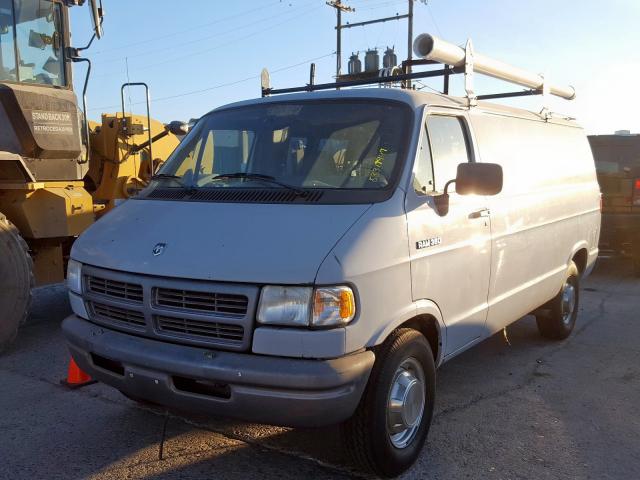 2B7KB31Z0RK577849 - 1994 DODGE RAM VAN B3 GRAY photo 2