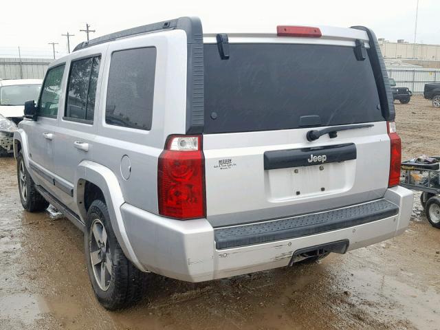 1J8HH48K38C158506 - 2008 JEEP COMMANDER Gümüş foto 3