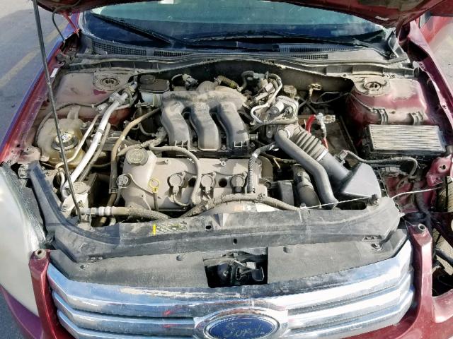 3FAHP08196R164261 - 2006 FORD FUSION SEL RED photo 7