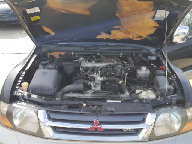 JA4MW51R61J036128 - 2001 MITSUBISHI MONTERO LI BLACK photo 7