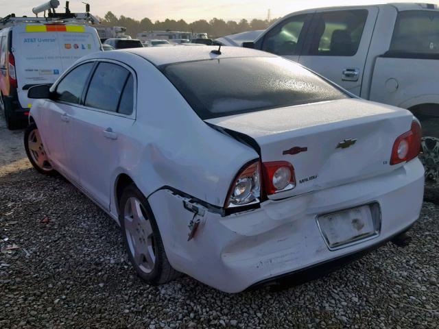 1G1ZJ57759F209452 - 2009 CHEVROLET MALIBU 2LT WHITE photo 3