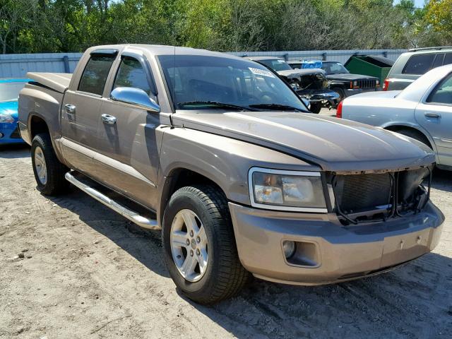 1D7HE38K49S776084 - 2009 DODGE DAKOTA SXT TAN photo 1