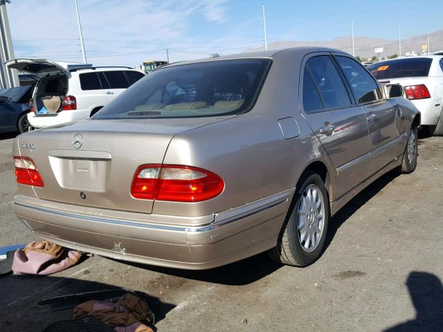 WDBJF65J81B389370 - 2001 MERCEDES-BENZ E 320 GRAY photo 4