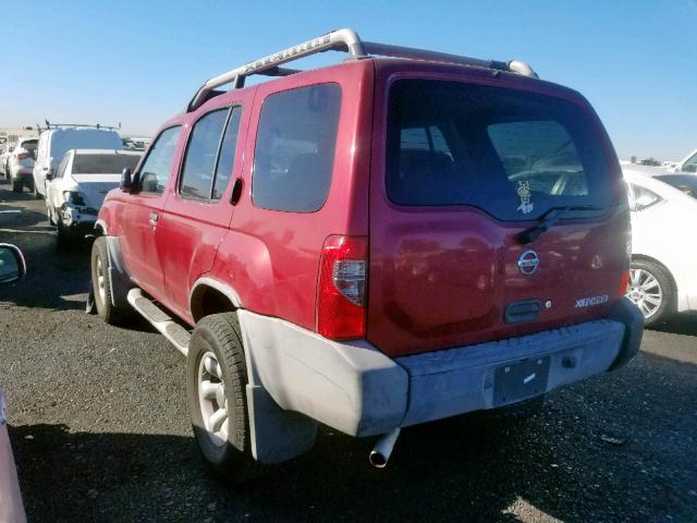 5N1DD28T13C655699 - 2003 NISSAN XTERRA XE BURGUNDY photo 3