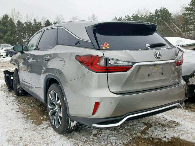 JTJDZKCA6J2012390 - 2018 LEXUS RX 350 L GRAY photo 3