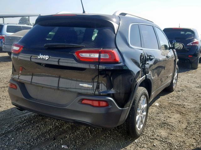 1C4PJLCB2FW790854 - 2015 JEEP CHEROKEE L BLACK photo 4