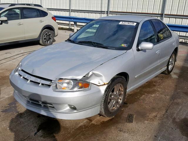 1G1JH52F447173571 - 2004 CHEVROLET CAVALIER L SILVER photo 2