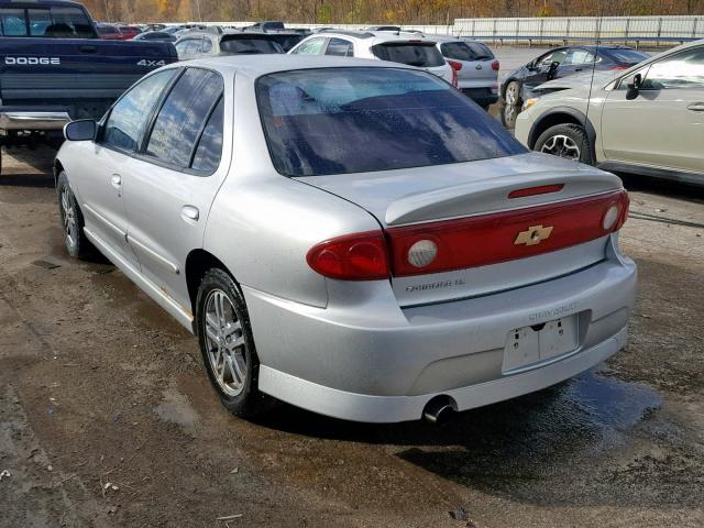 1G1JH52F447173571 - 2004 CHEVROLET CAVALIER L SILVER photo 3