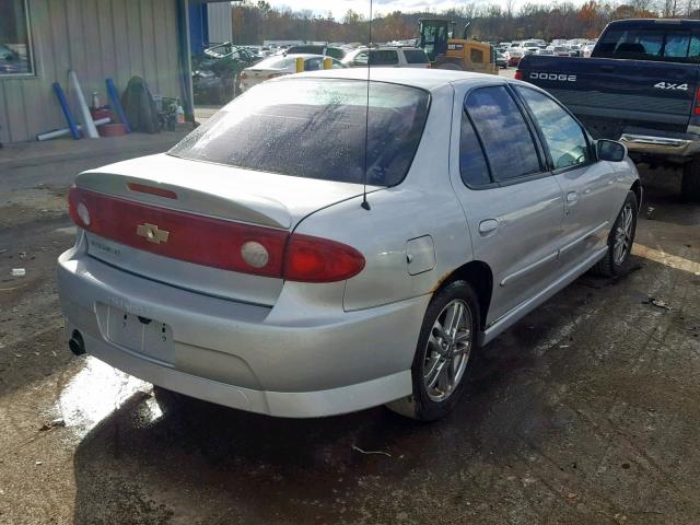 1G1JH52F447173571 - 2004 CHEVROLET CAVALIER L SILVER photo 4