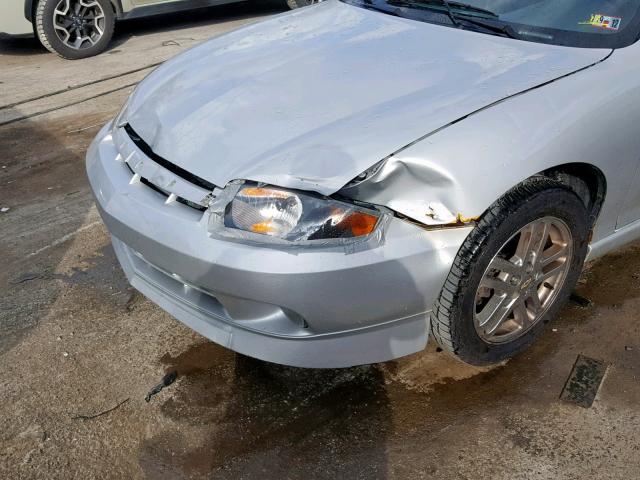 1G1JH52F447173571 - 2004 CHEVROLET CAVALIER L SILVER photo 9