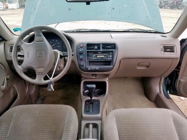 2HGEJ6618YH514645 - 2000 HONDA CIVIC BASE 绿色 照片 9