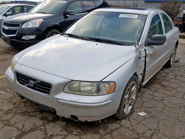 YV1RH592652484201 - 2005 VOLVO S60 2.5T SILVER photo 2