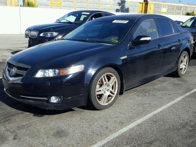 19UUA66208A015468 - 2008 ACURA TL BLACK photo 2