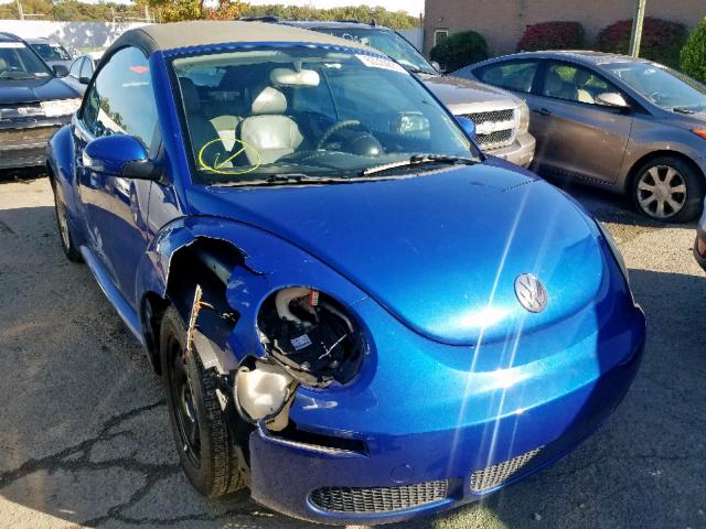 3VWRF31Y97M402115 - 2007 VOLKSWAGEN NEW BEETLE 蓝色 照片 1