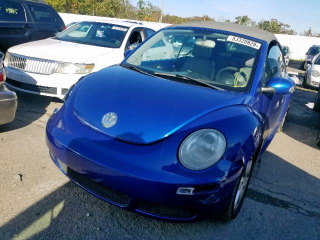 3VWRF31Y97M402115 - 2007 VOLKSWAGEN NEW BEETLE 蓝色 照片 2